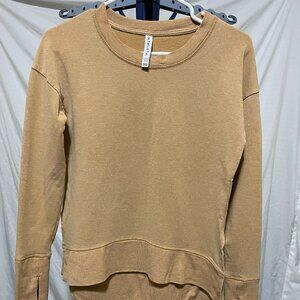 Athleta Tan Crew Neck Sweater